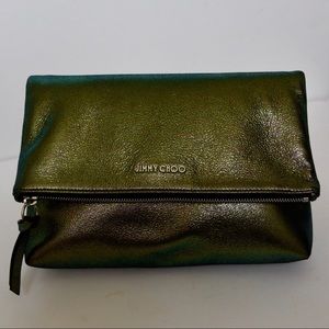 NWT Jimmy Choo Iridescent Clutch